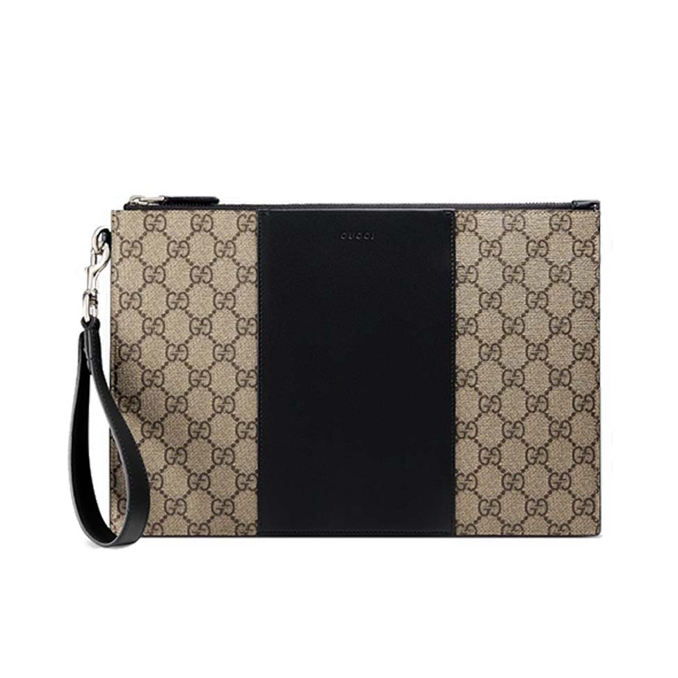 GUCCI GG SUPREME POUCH  495017 （30.5*21*1.5cm）